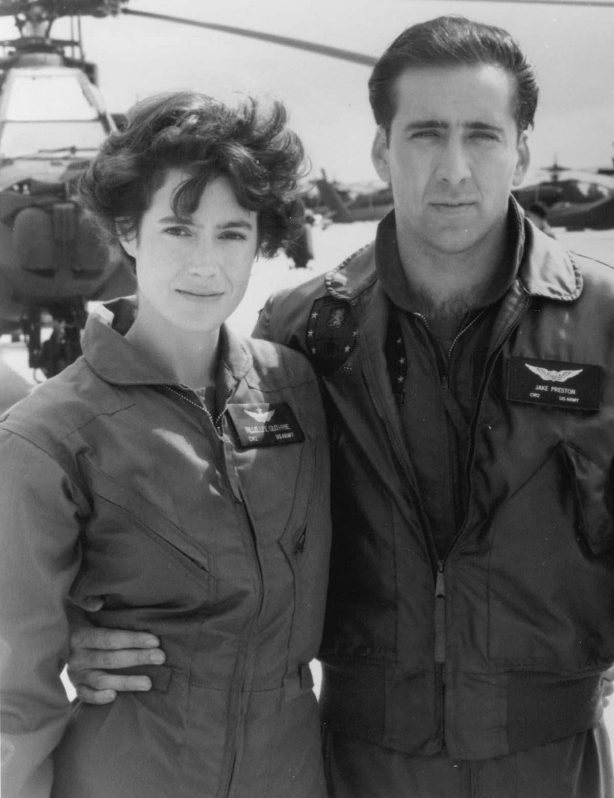 With Nicolas Cage, Fire Birds (1990)